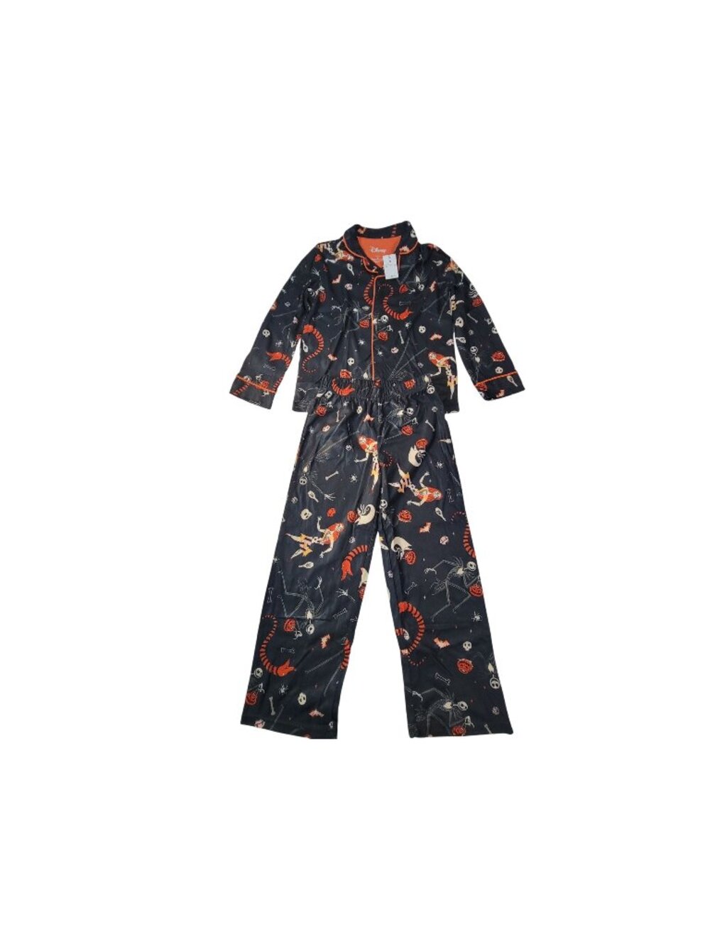 Disney Kids Nightmare Before Christmas 2-Pc Pajama Set Flame-Resistant Size 6
